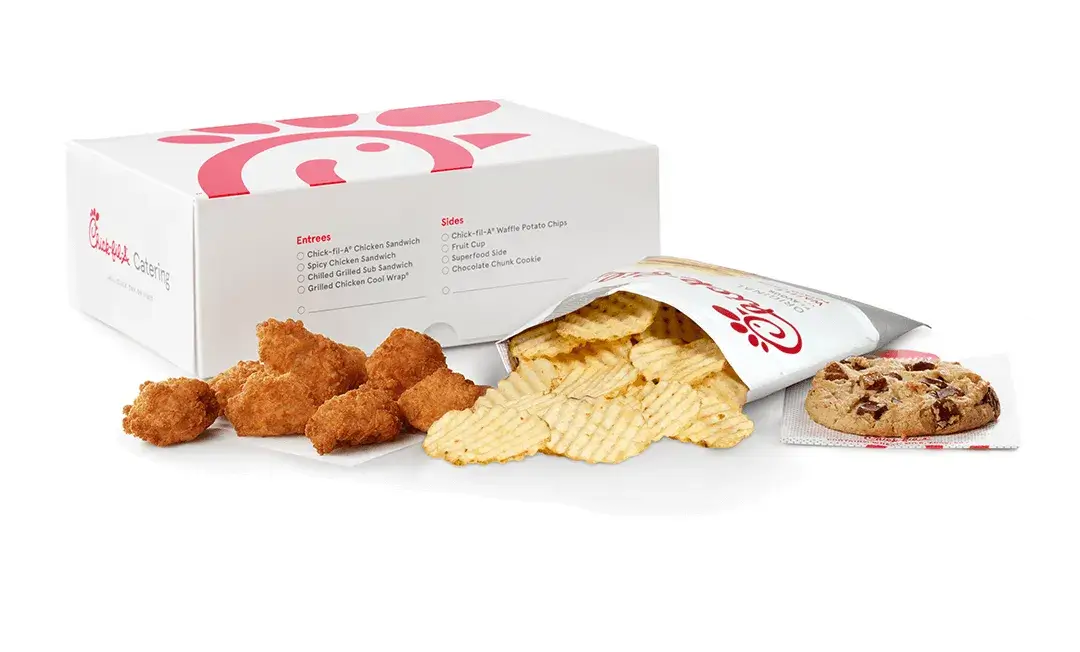 Chick-fil-A Catering Menu Prices, Pictures 2026 | Trays, PDF 39 8-ct-Chick-fil-A®-Nuggets-Packaged-Meal
