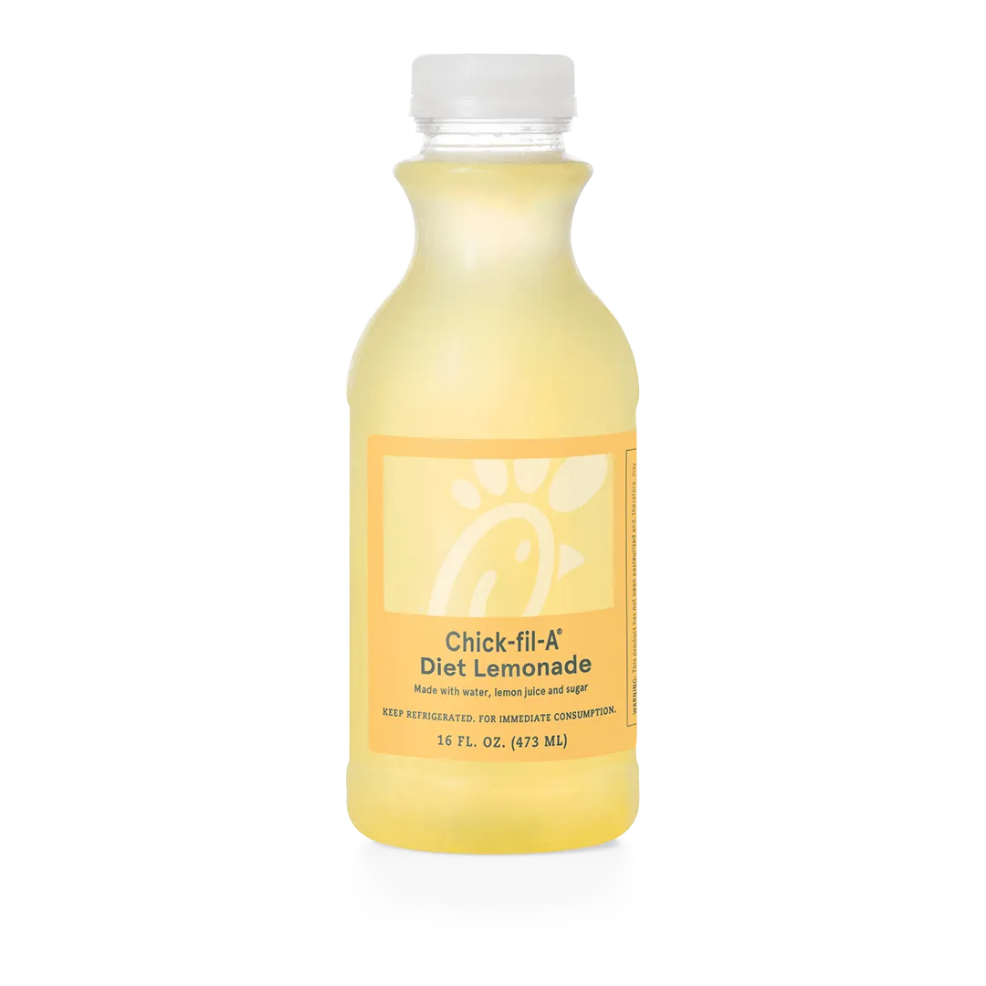 Chick-fil-A Catering Menu Prices, Pictures 2026 | Trays, PDF 73 Chick-fil-A-Bottled-Diet-Lemonade