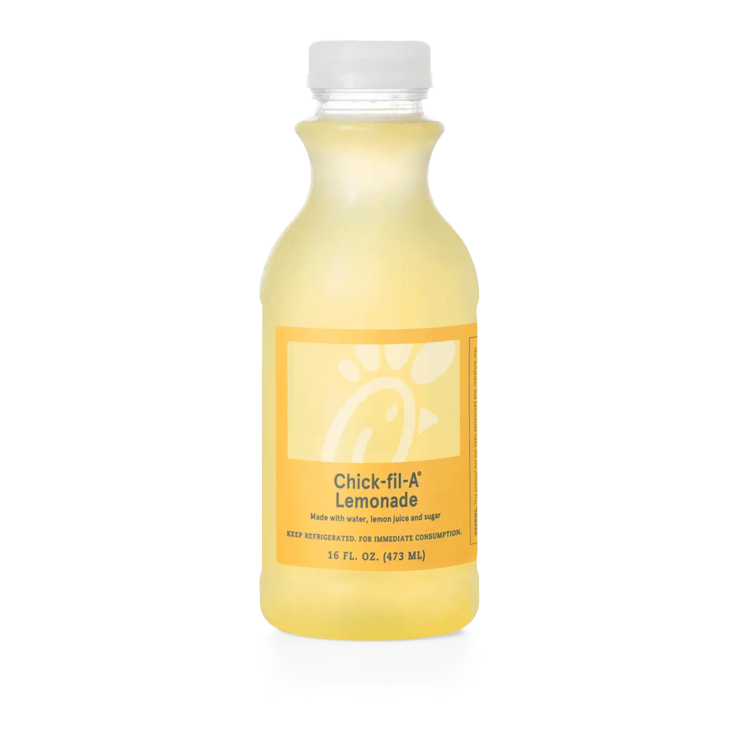 Chick-fil-A Catering Menu Prices, Pictures 2026 | Trays, PDF 72 Chick-fil-A-Bottled-Lemonade