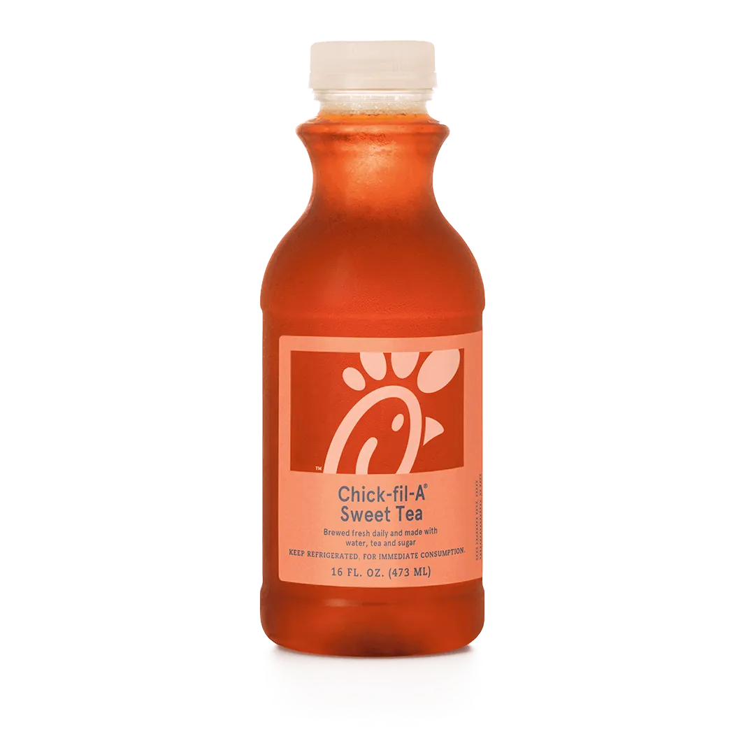Chick-fil-A Catering Menu Prices, Pictures 2026 | Trays, PDF 70 Chick-fil-A-Bottled-Sweet-Tea.