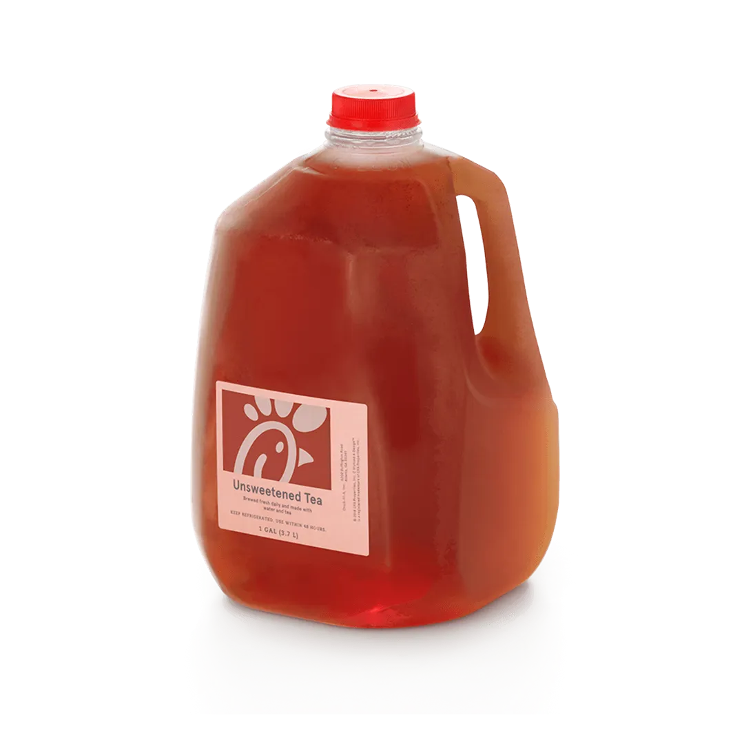 Chick-fil-A Catering Menu Prices, Pictures 2026 | Trays, PDF 54 Chick-fil-A-Gallon-Freshly-Brewed-Iced-Tea-Unsweetened