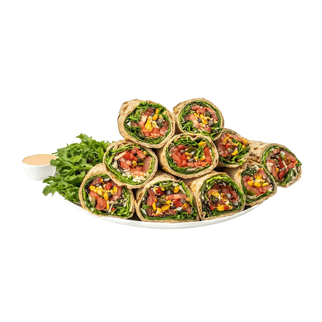 Chick-fil-A Catering Menu Prices, Pictures 2026 | Trays, PDF 24 Chick-fil-A-Southwest-Veggie-Wrap-Trays