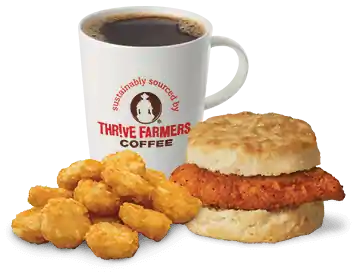 Chick-fil-A Breakfast Menu Prices, Calories & Nutrition 2026 18 Chick-fil-A-Spicy-Chicken-Biscuit-Meal