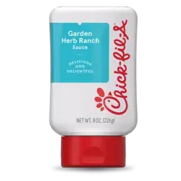 Chick-fil-A Menu with Prices, Calories, & Pictures 2026 - Updated 159 Chick-fil-A 8oz_Garden_Herb_Ranch_Sauce.