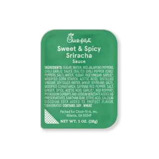 Chick-fil-A Menu with Prices, Calories, & Pictures 2026 - Updated 145 Chick-fil-A Sweet & Spicy Sriracha Sauce